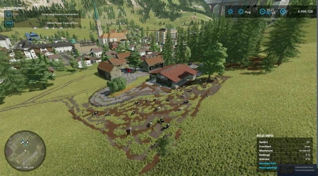 FS22 Berghof savegame com mods especiais v1.0