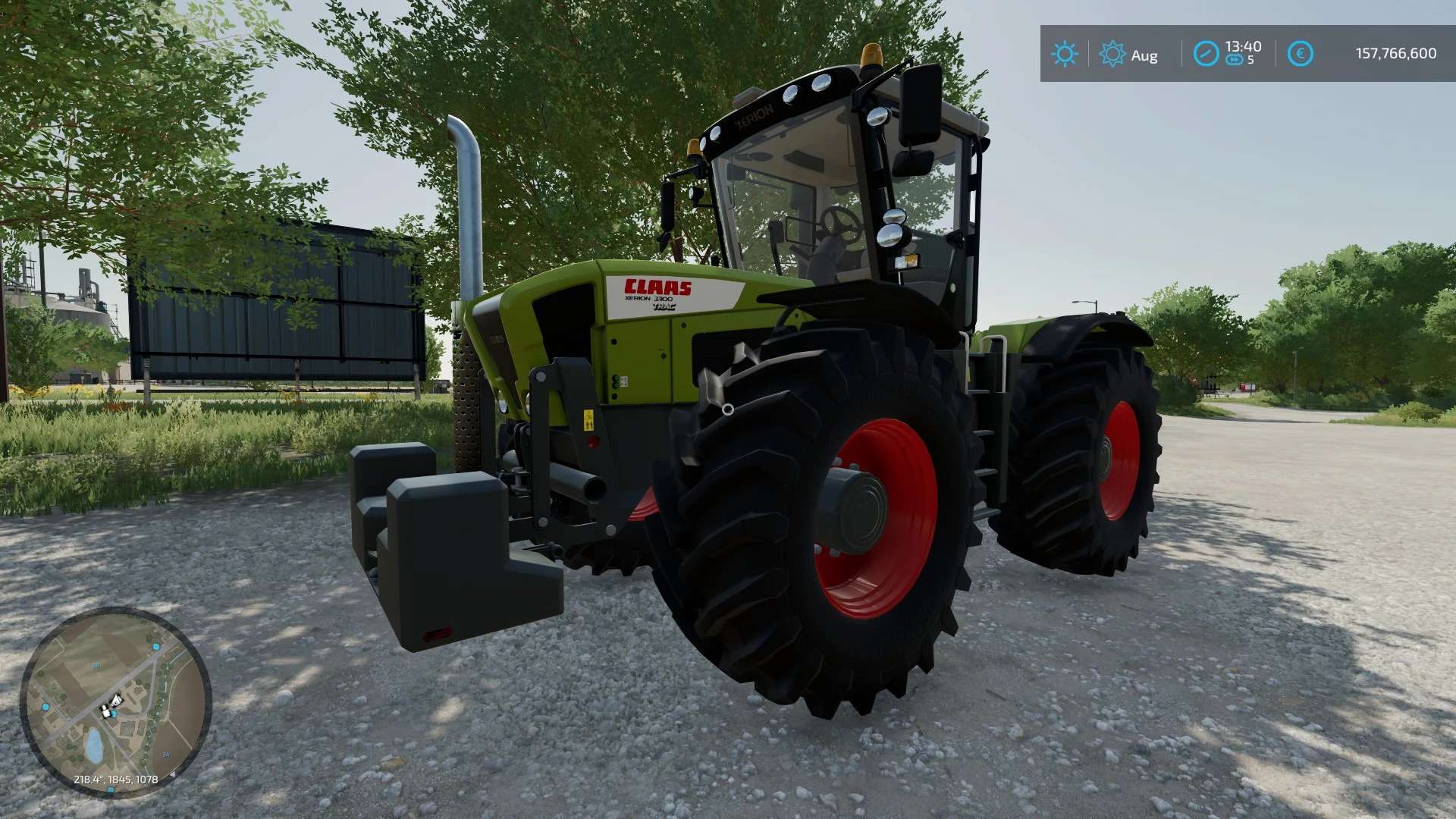 FS22 Mod Claas Xerion 3300 – 3800 VC v1.0