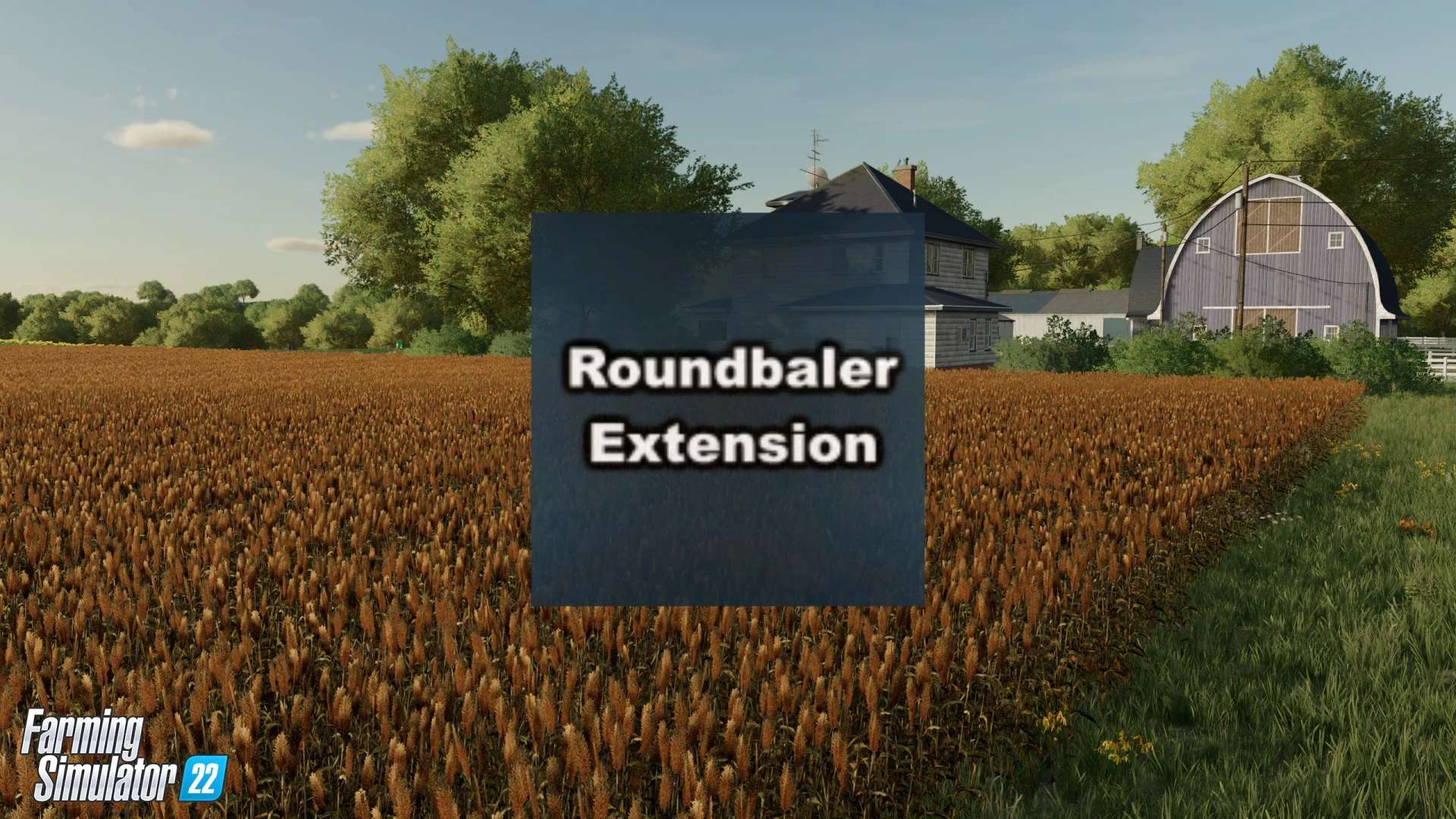 Round Baler Extension v1.0.1.1 – FS22 Mod