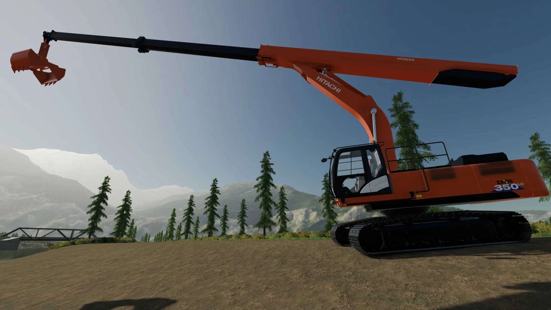 Hitachi 350 Telescope v1.0.0.0 – FS22 Mod