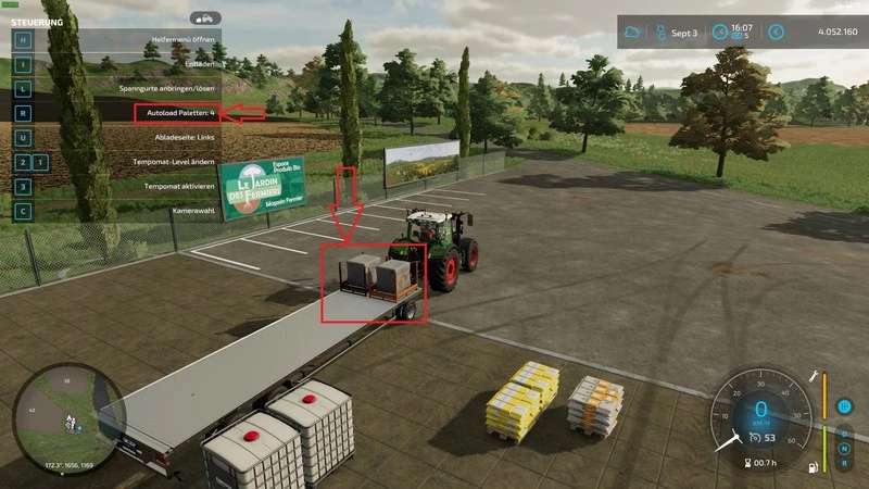 Pallet Autoload Specialization v1.6.2 – FS22 Mod