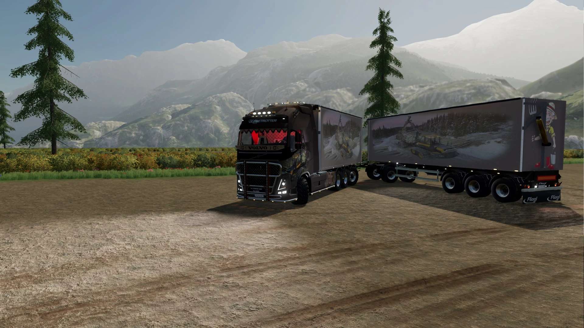 Pacote de caminhão de cavacos de madeira Volvo FH16 2019 v1.0.0.0