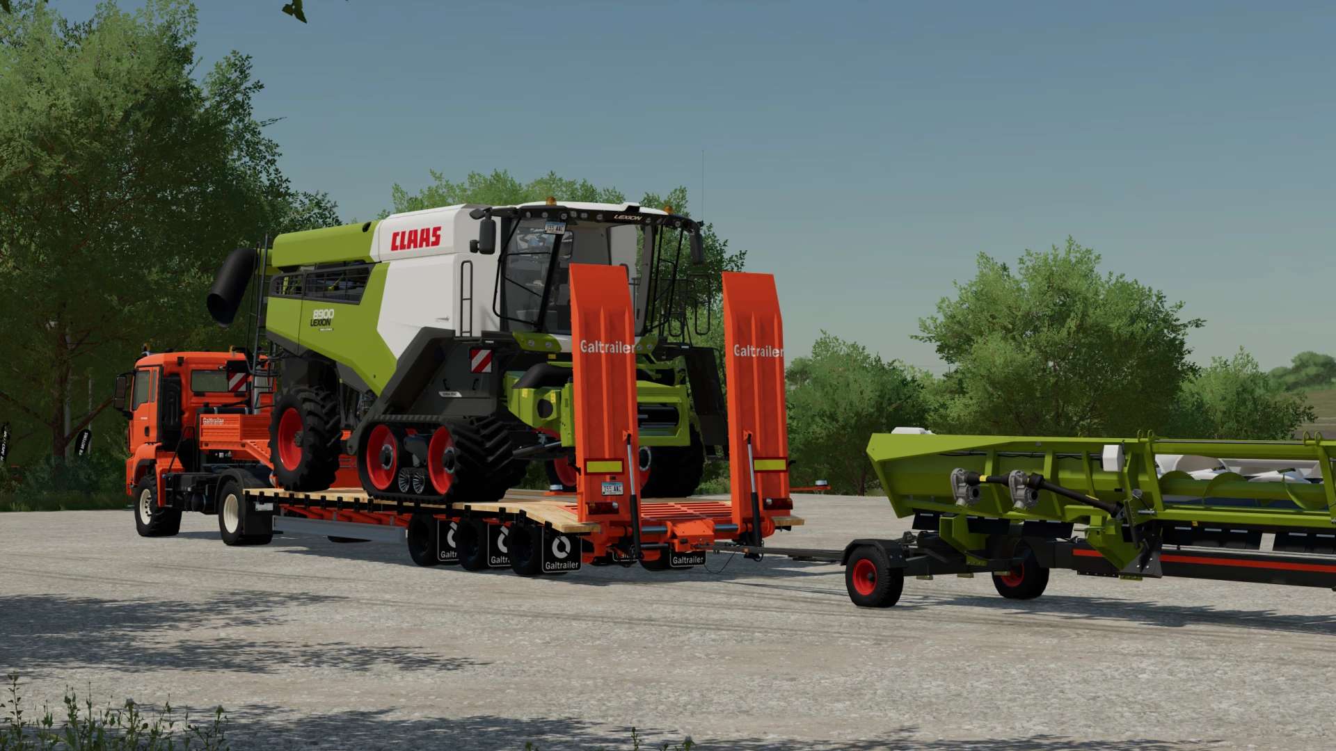 Low Loader Galtrailer v1.0