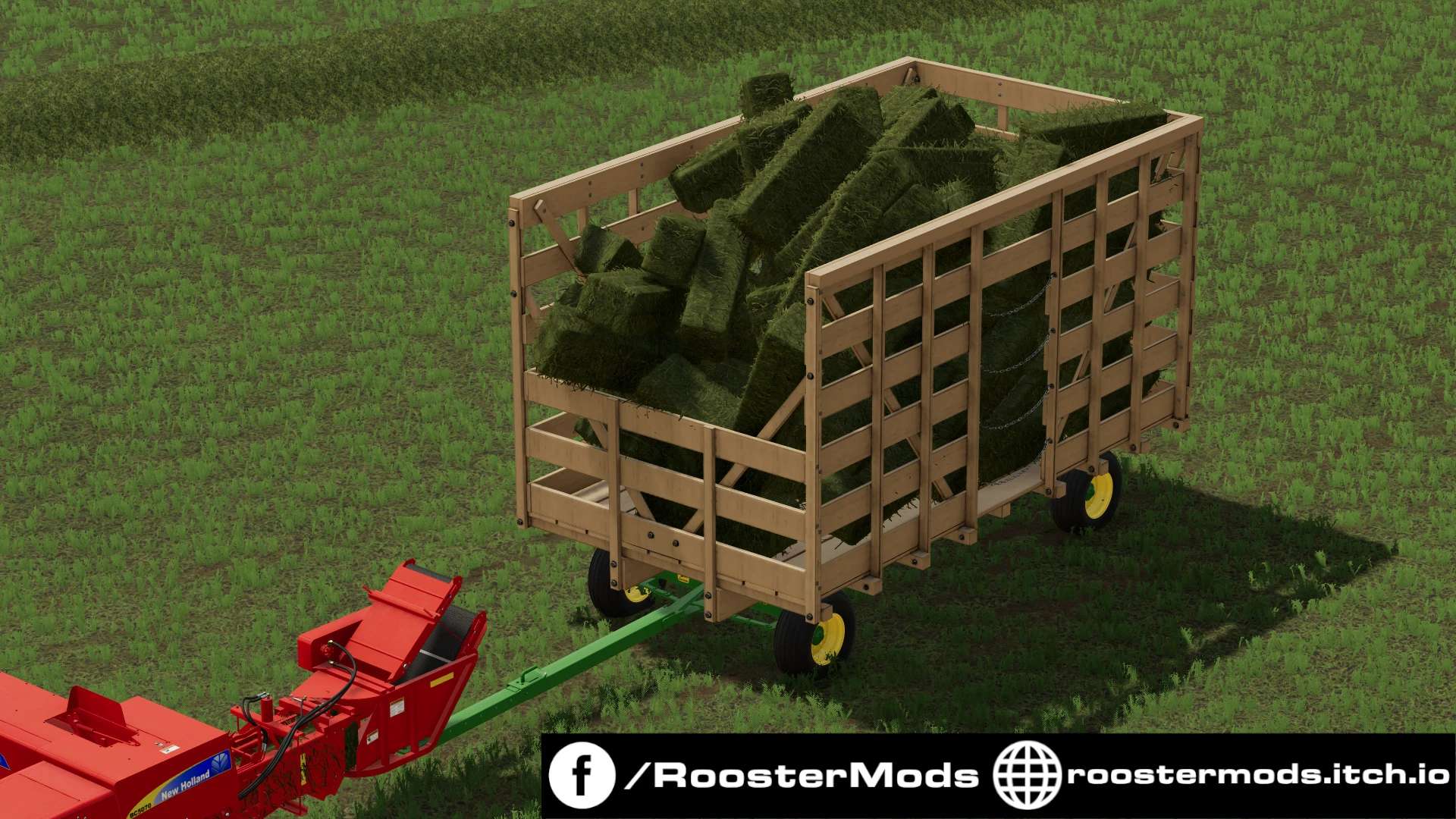 Rack de arremesso de madeira John Deere V1.0