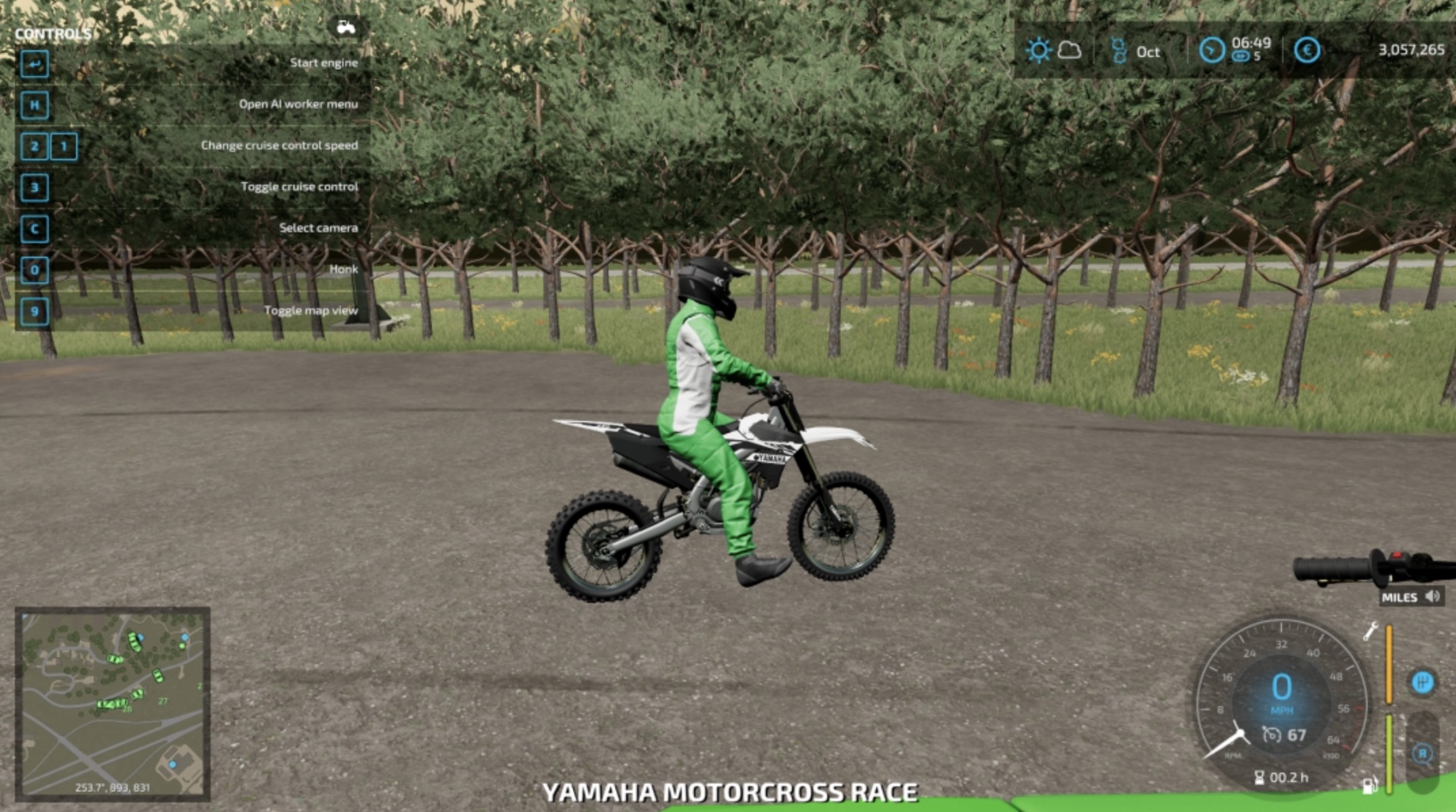 Yamaha YZ 250 V1.0.0.0 – Mod FS22