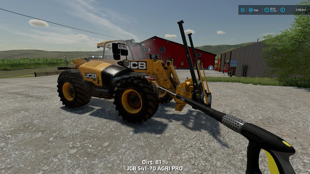 LAVADORA DE PRESSÃO HUD V1.0 – FS22 mod