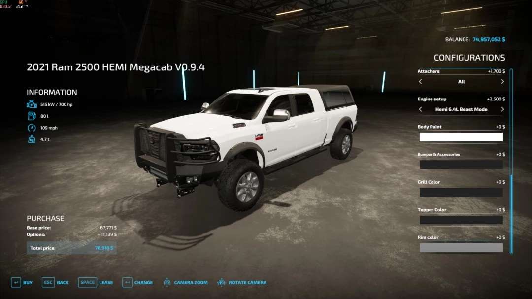 2020 Ram Mega Cab v1.0.0.0