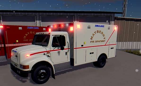 Ambulância internacional 4900i v1.0.0.0 – FS22 Mod