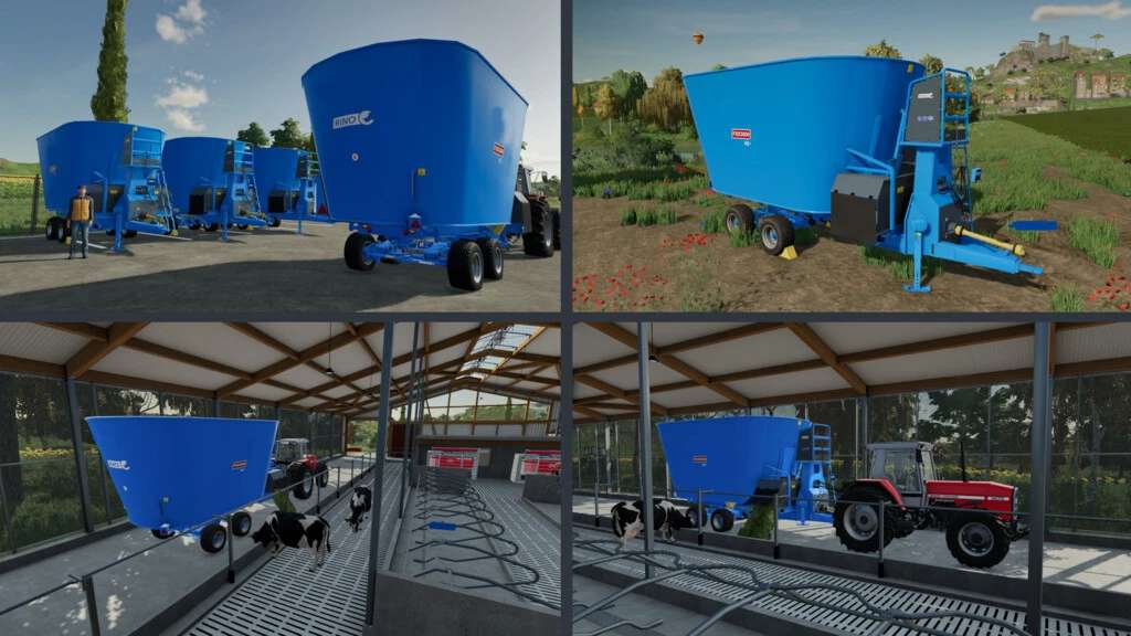 Vagões de forragem de lagartos v1.0.0.0 – FS22 Mod