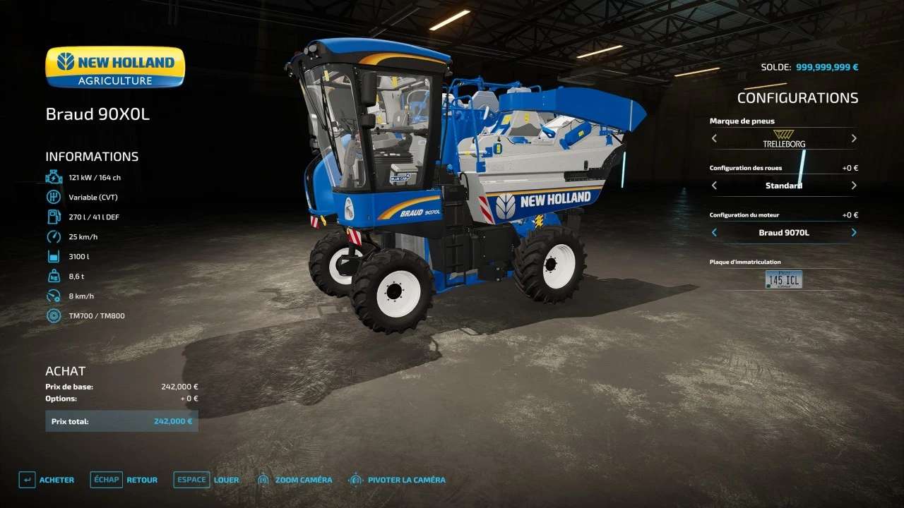 New Holland 90X0L v1.0.1.0 – Mod FS22