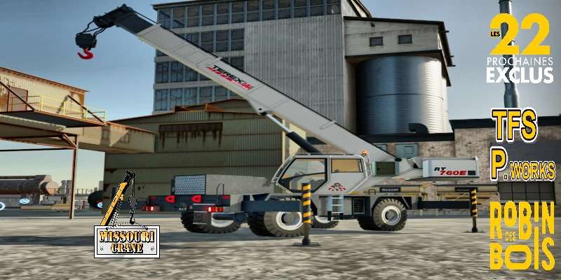 TEREX RT 760E v1.0 – FS22 Mod