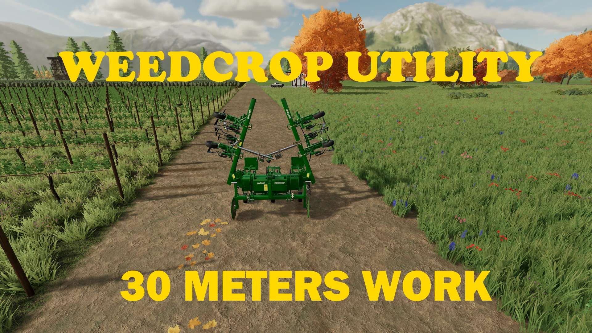 Utilitário WeedCrop v1.0.0.0 – Mod FS22