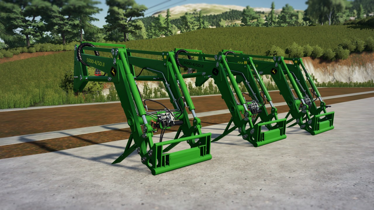 Old John Deere Frontloaders Pack V1.0 FS22