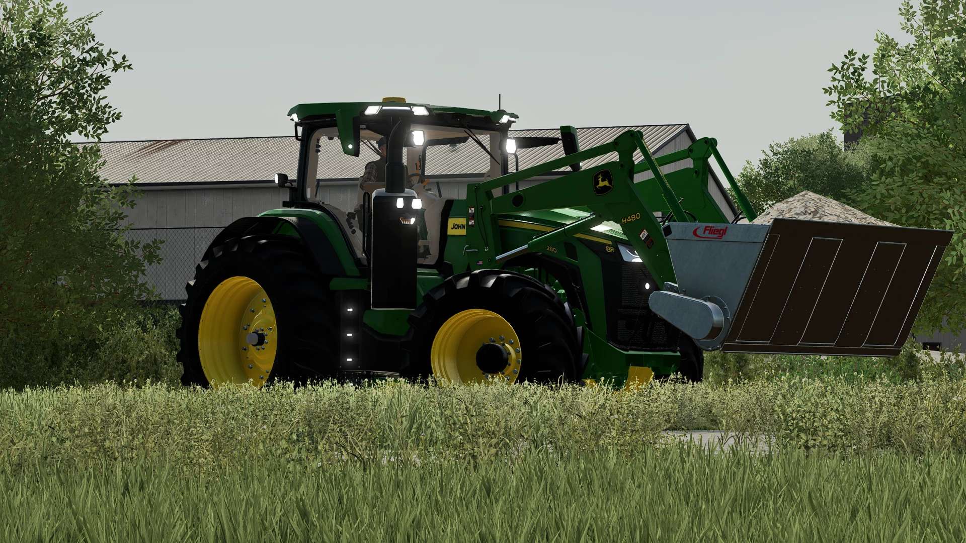 John Deere 8R v1.0.0.0 – FS22 Mod