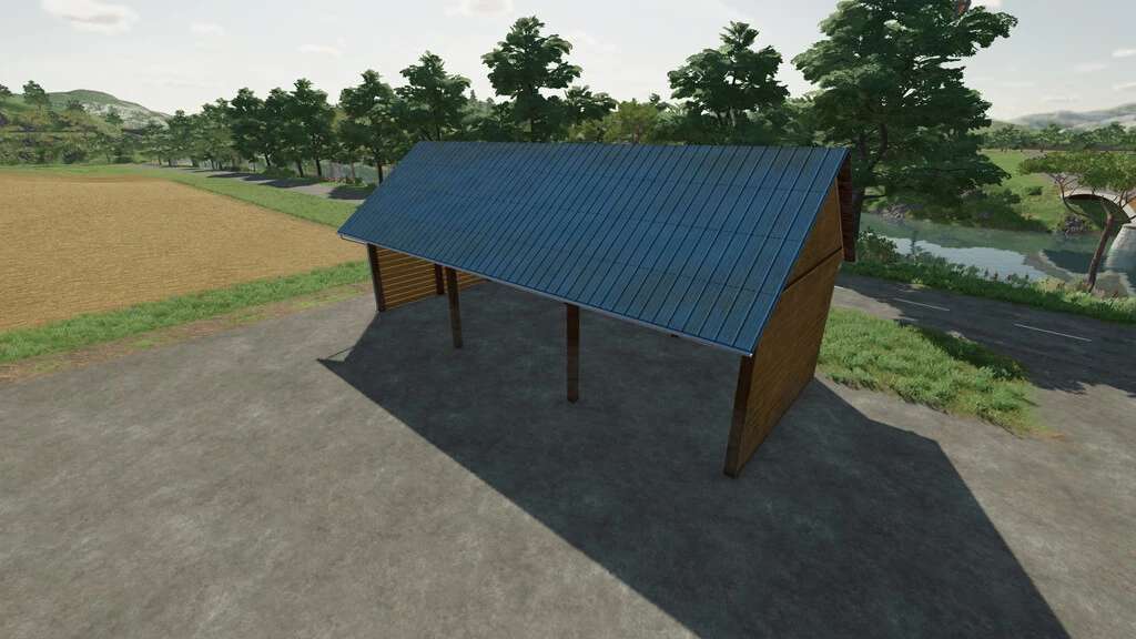 Wood Barn v1.0.0.0 – Mod FS22