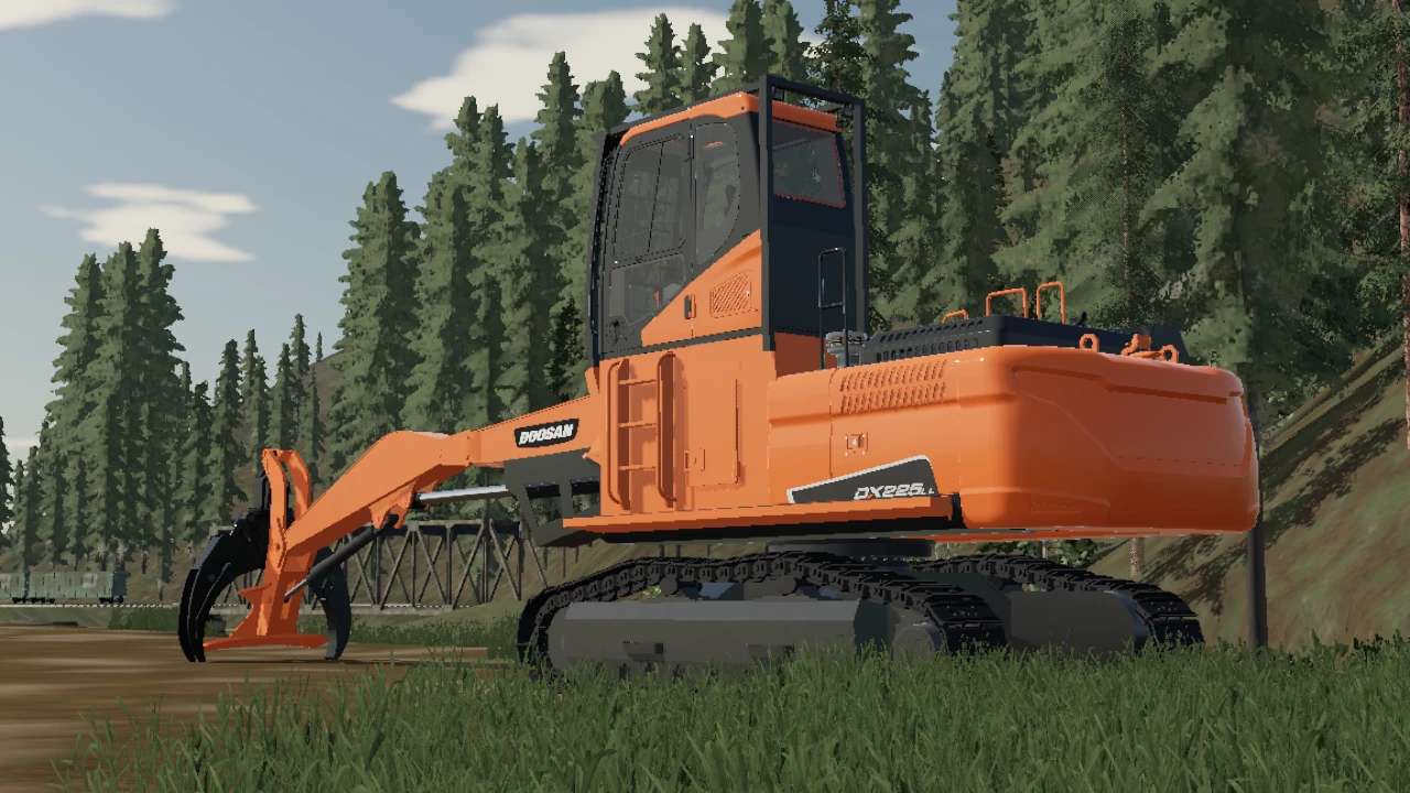 Pacote Doosan DX225LL-5 v1.0.0.0 – Mod FS22