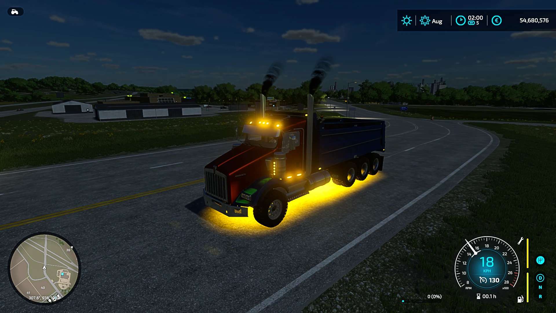 Caminhão basculante Kenworth T800 V2.0