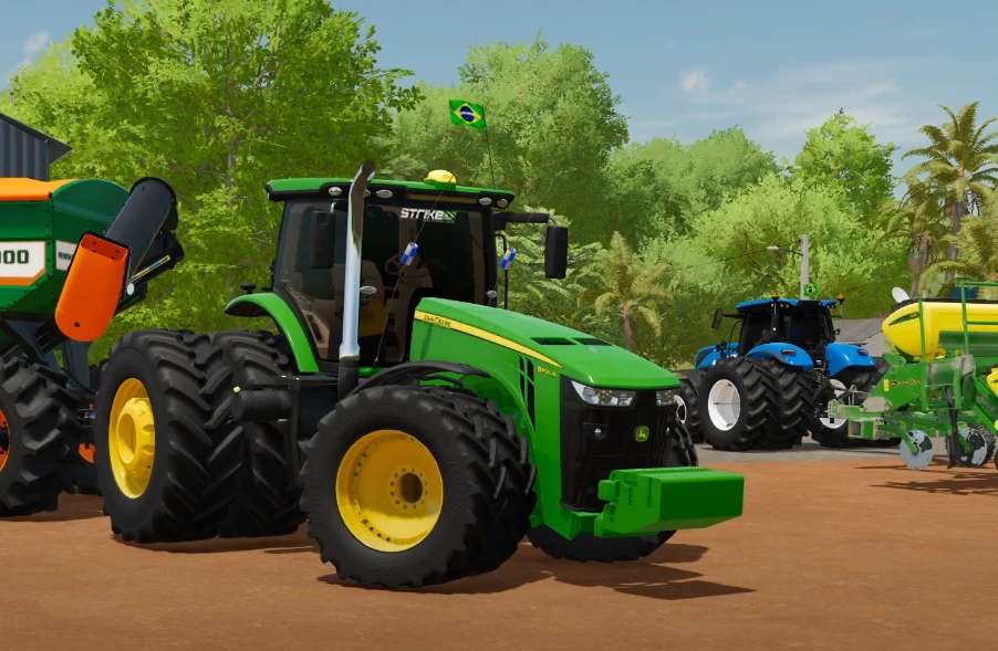 John Deere 8R América do Sul v1.0 FS22