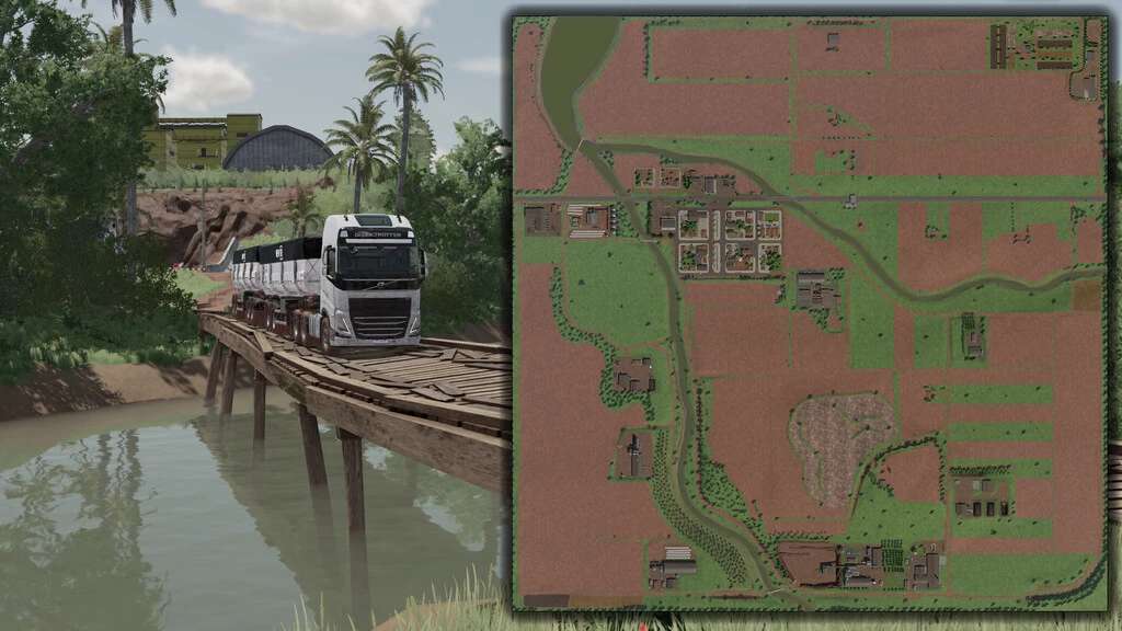 Mapa Interior do MS, Brasil v1.0.0.0 – FS22