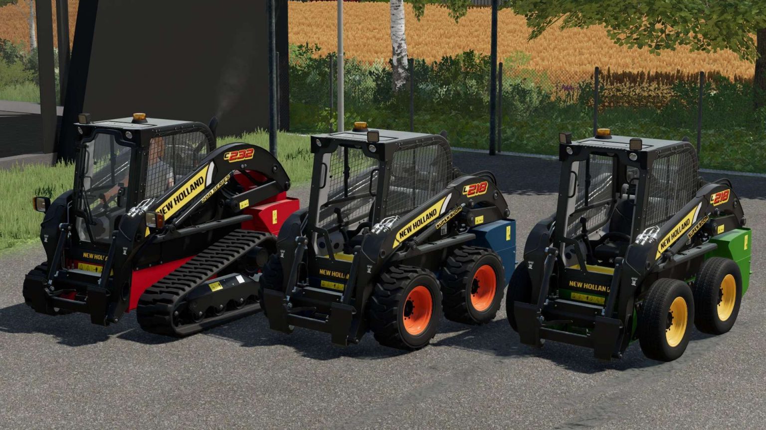 New Holland C232 & L215 e L218 v1.0.0.0 FS22